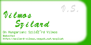 vilmos szilard business card